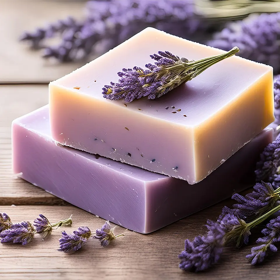 Seife mit Lavendel selbst herstellen