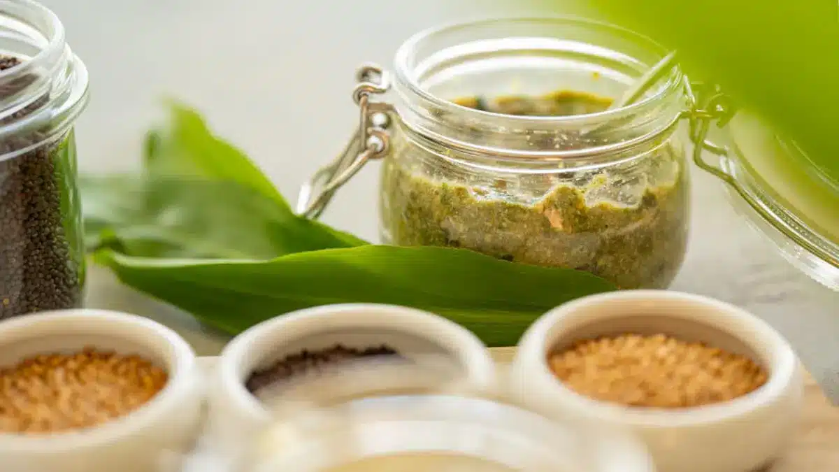 Rezept für Bärlauchsenf im März