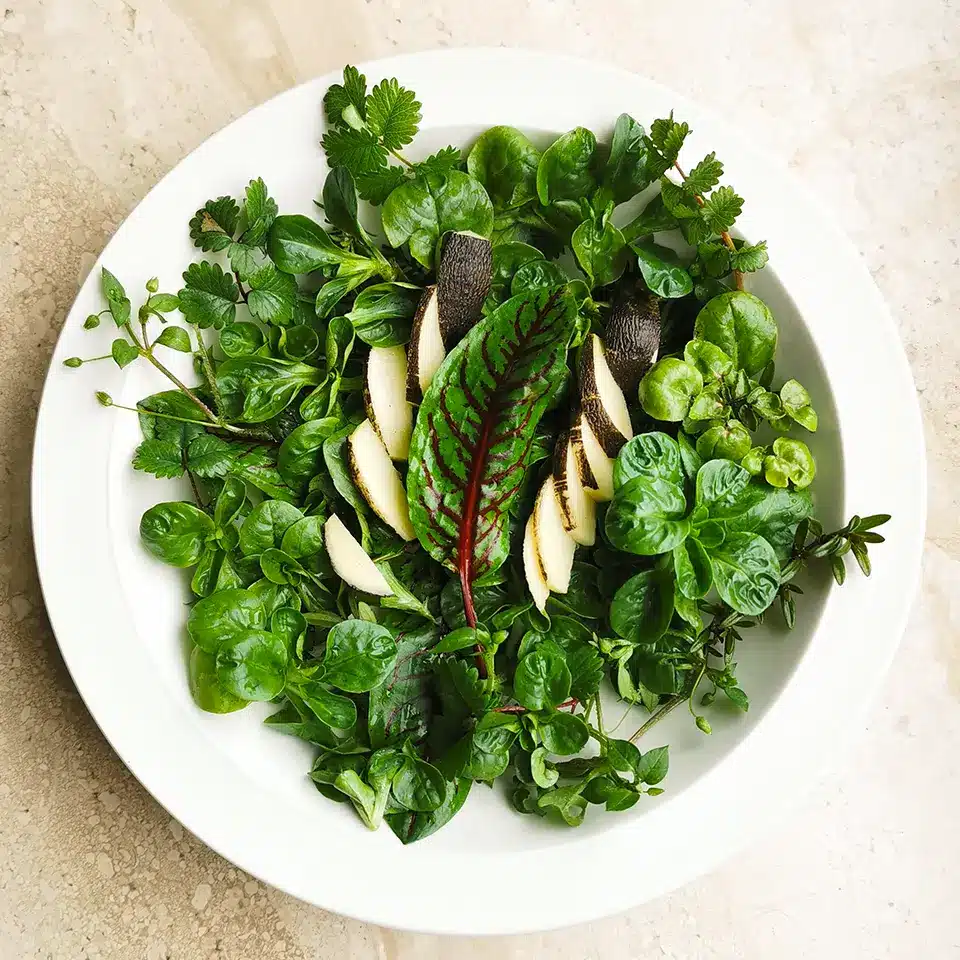 Winterlicher Salat mit Winterrettich