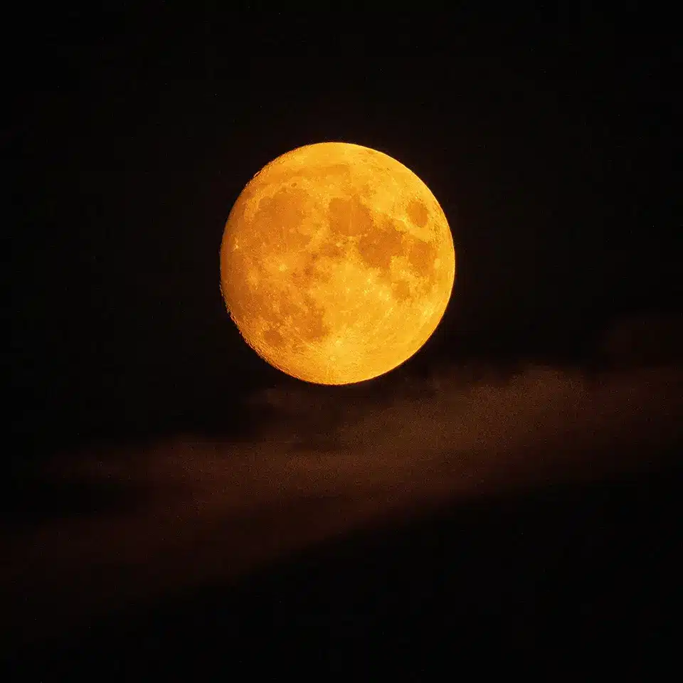 Vollmond an der Rauhnacht im Dezember